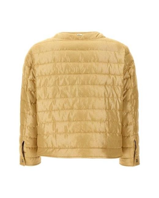 Giacca 'Crio' di Herno in Metallic