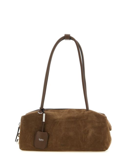 Max Mara Brown Suede Top Case