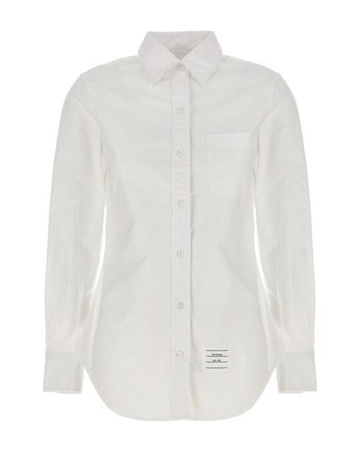 Camicia 'Classic' di Thom Browne in White