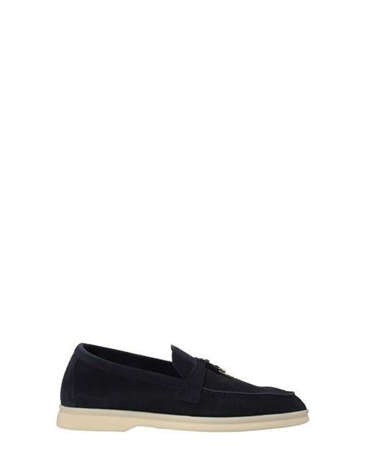 Loro Piana summer Charms Walk Loafers in Black Lyst