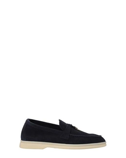 Loro Piana Black 'summer Charms Walk' Loafers