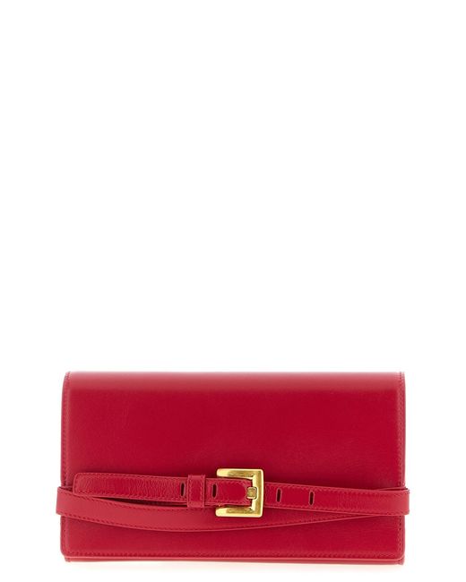 Balmain Red 'shuffle' Wallet Chain