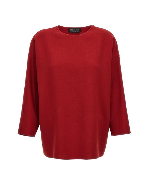 Gianluca Capannolo Red Bettina Tops