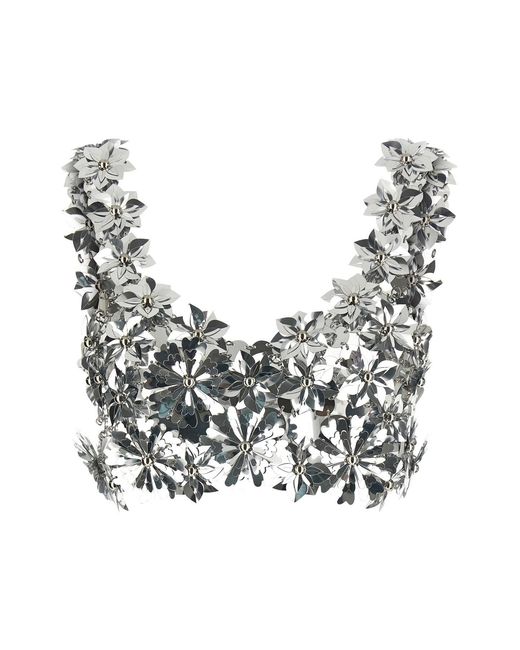 Rabanne Gray Bralette Top