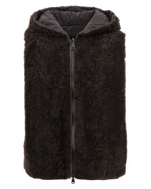 Brunello Cucinelli Black Wendbare Weste Monile