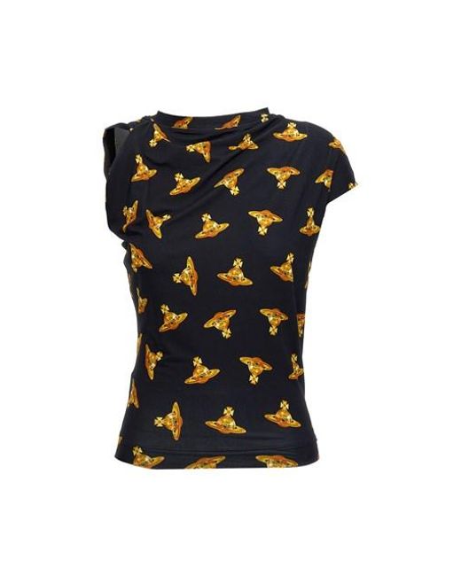 Vivienne Westwood 'hebo' Top in Black Lyst