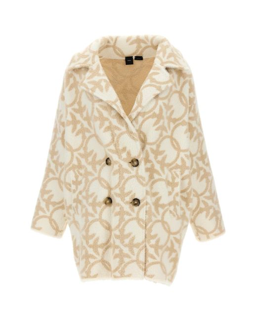 Pinko Natural 'toro' Coat