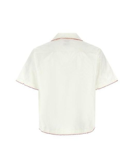 Camicia 'Redbud' di Bode in White da Uomo