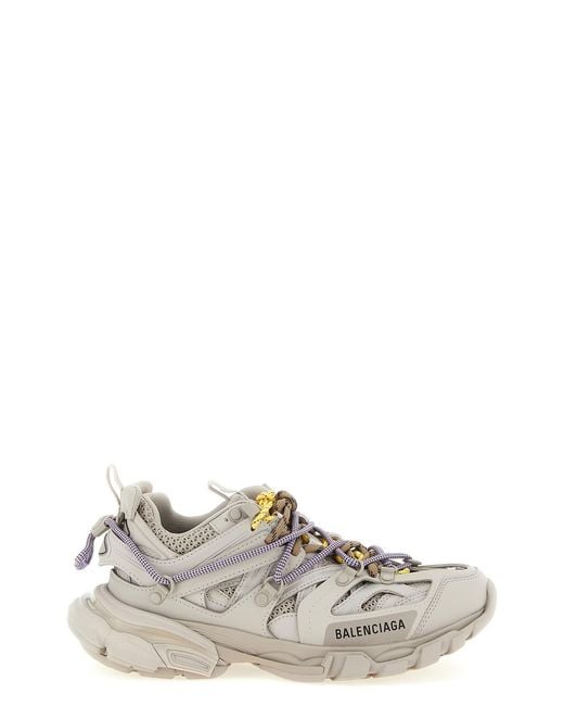 Balenciaga White 'track Trail Laces' Sneakers