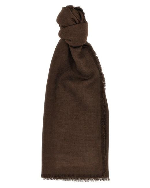 Max Mara Brown 'Curvone' Stole