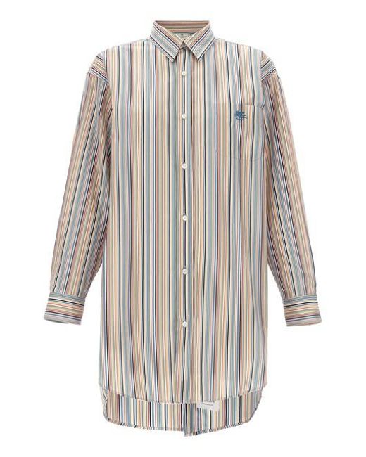 Camicia righe di Etro in White