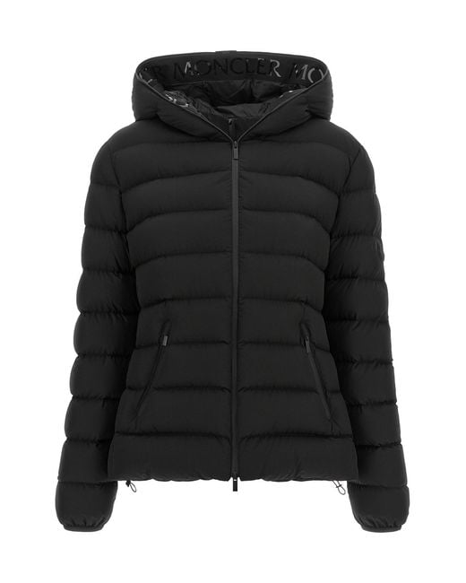 Moncler Black 'herbes' Down Jacket