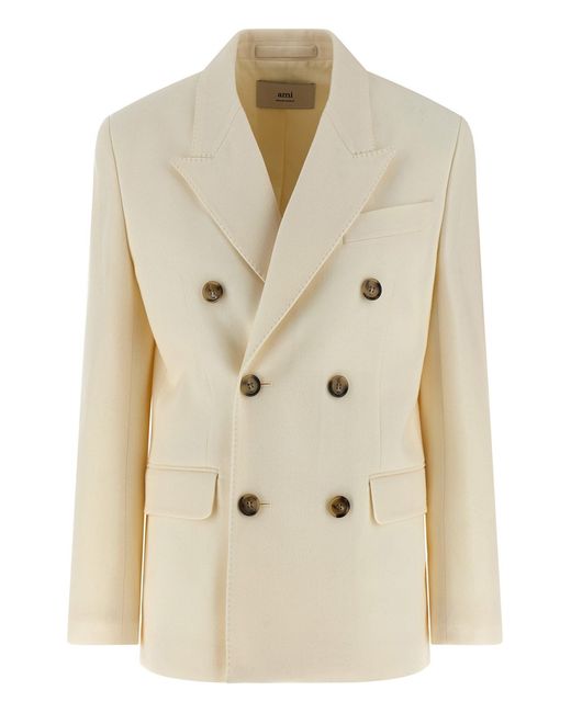 AMI Natural Wool Blazer
