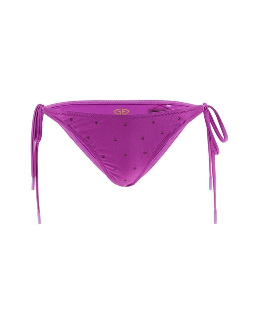 Goldbergh Purple 'kaia' Bikini Briefs - 'active' Line