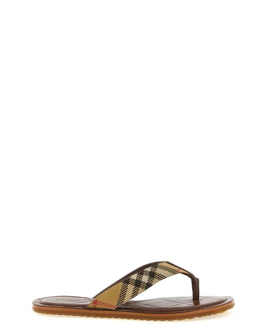 Burberry Multicolor 'pavillon' Slides