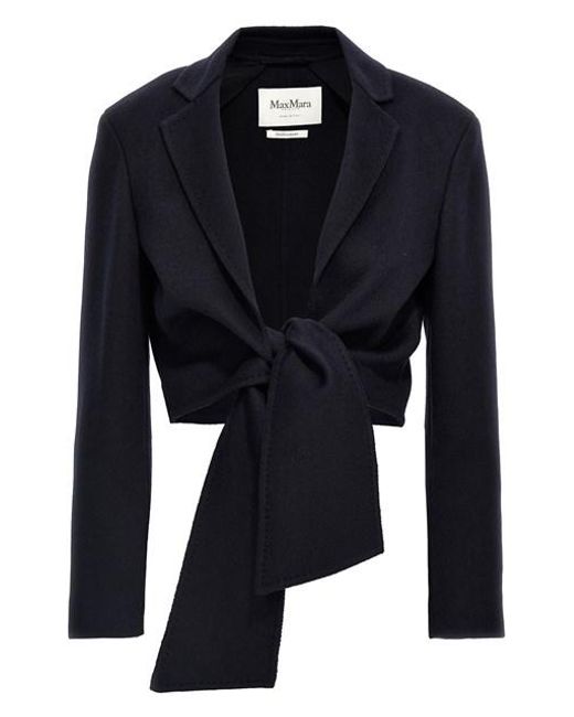 Max Mara Blue Corone' Short Jacket