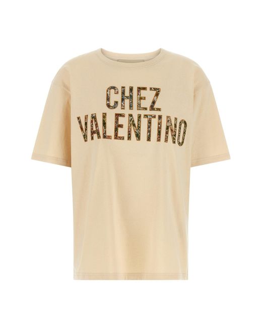 Valentino Garavani Natural 'chez ' T-shirt