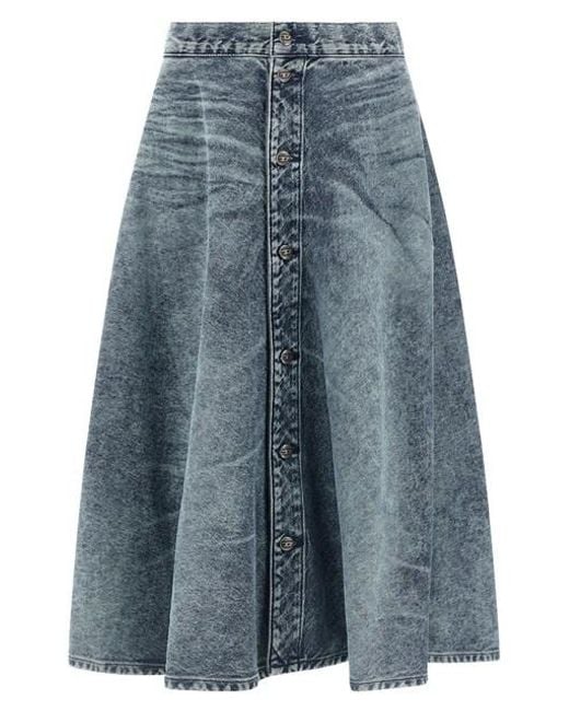 DIESEL Blue 'de-annet-b-fsh' Skirt