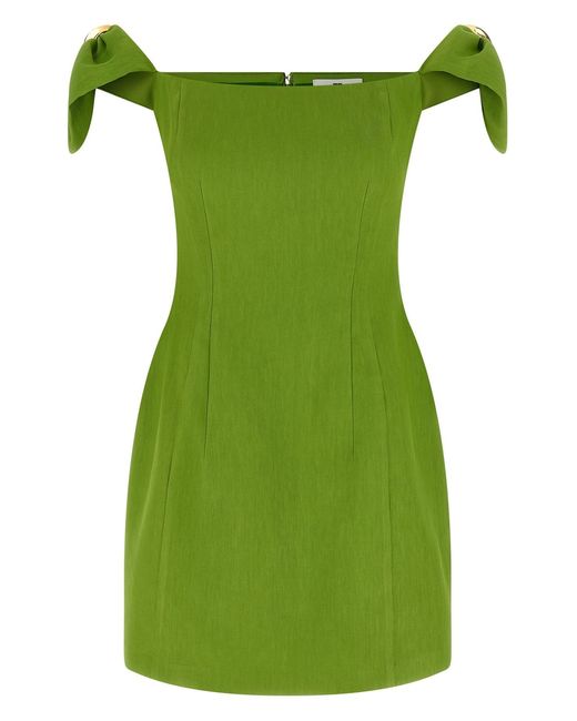 Elisabetta Franchi Green Amphora Dress