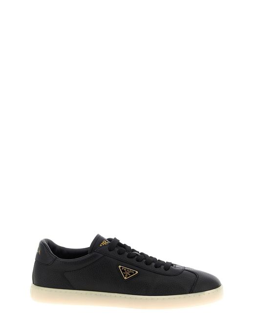 Prada Black Deer Leather Sneakers for men