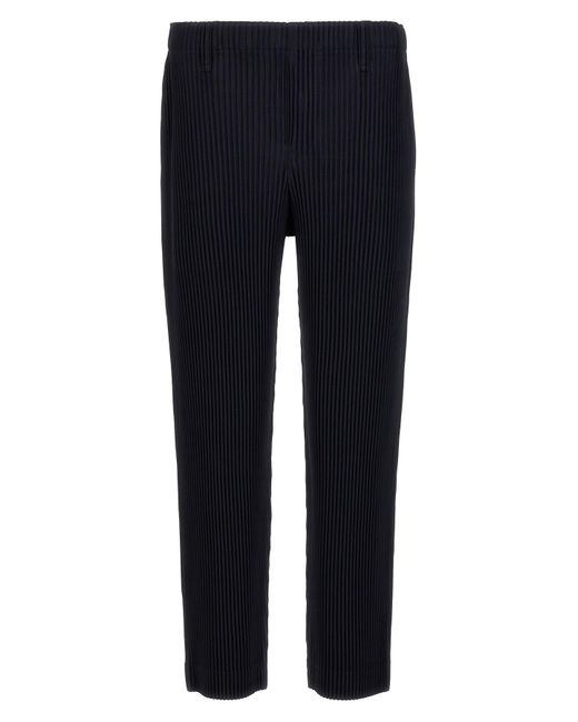 Homme Plissé Issey Miyake Blue Pleated Pants for men