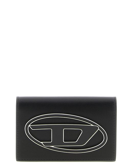 DIESEL Black 'holi-d' Card Holder