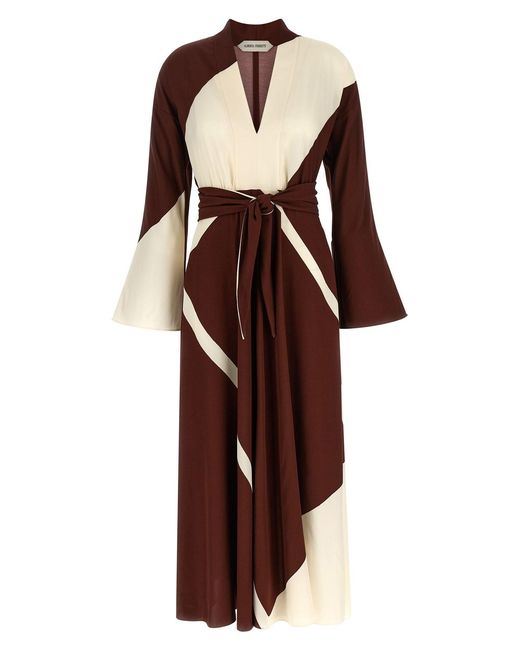 Alberta Ferretti Multicolor Printed Dress