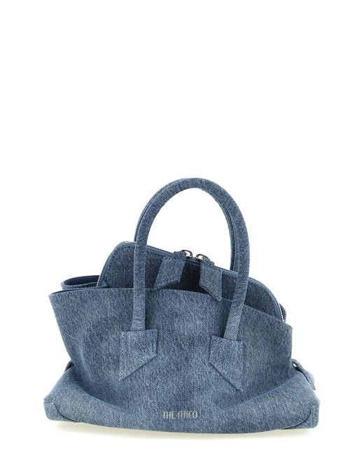 The Attico Blue 'la Passeggiata Mini' Handbag