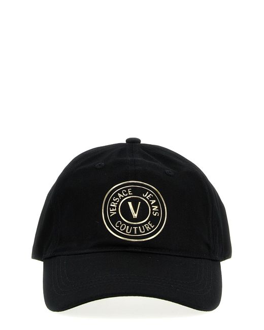 Versace Black Logo Baseball Cap for men