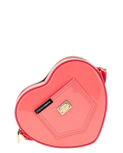 Dolce & Gabbana Pink 'dg Girlie Heart' Crossbody Bag