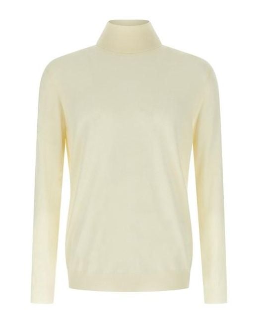 Zanone White 'dv' Sweater for men
