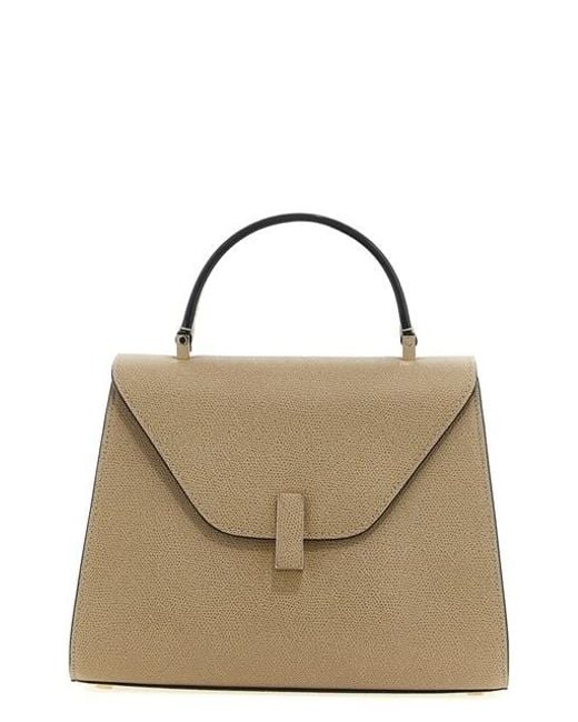 Valextra Metallic 'iside' Medium Handbag