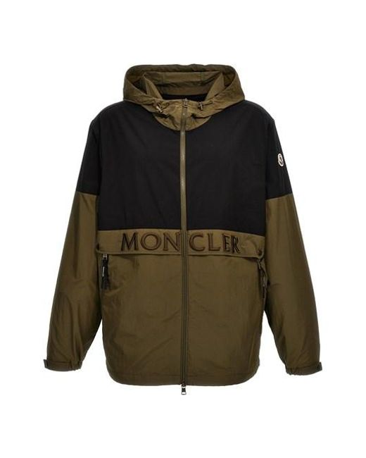 Moncler Green 'joly' Hooded Jacket for men