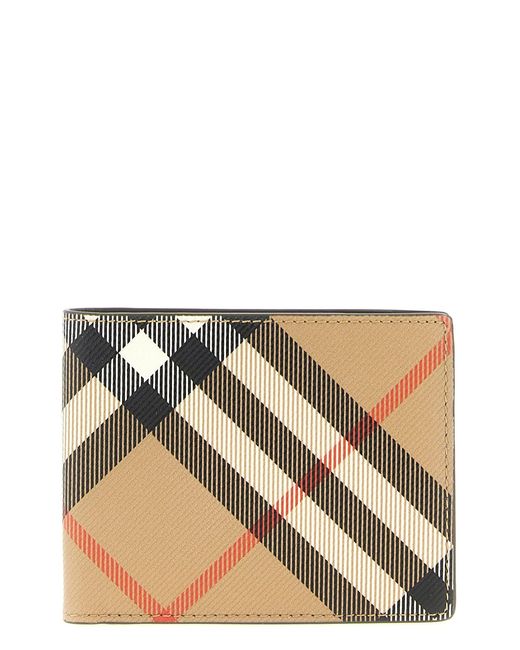 Burberry Brown Check Wallet for men