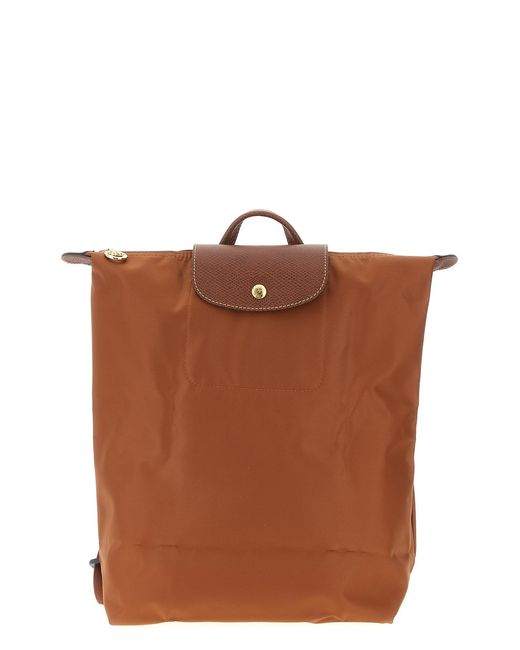 Longchamp Brown 'm Le Pliage Original' Backpack
