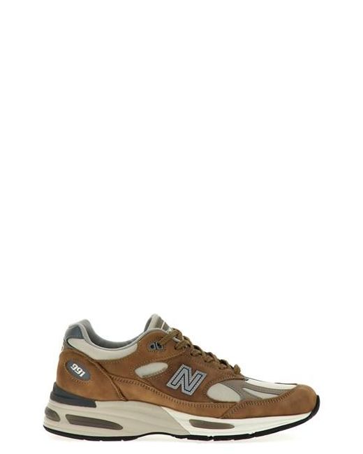 New Balance Brown '991v2' Sneakers for men