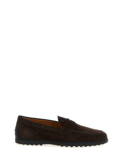 Tod's Black 'gomma' Loafers for men