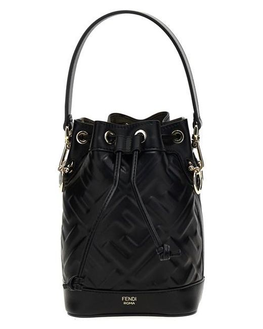 Fendi Black 'mon Tresor' Mini Handbag