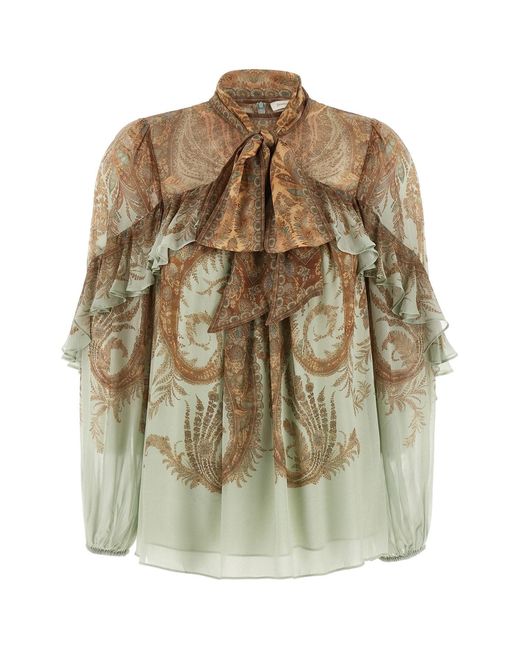 Zimmermann Multicolor 'memento Flutter' Blouse