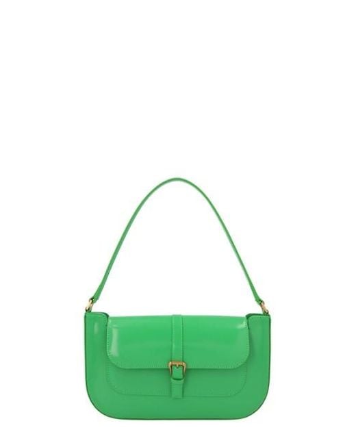 BY FAR Leather 'miranda' Shoulder Bag in Green | Lyst