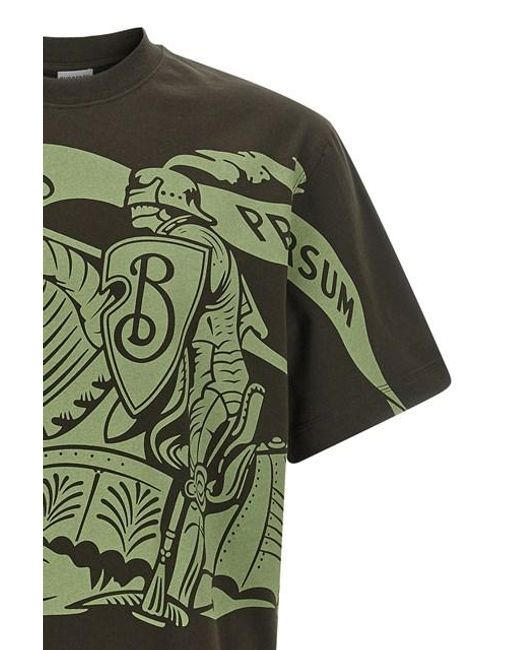 T-shirt 'EKD' di Burberry in Green da Uomo