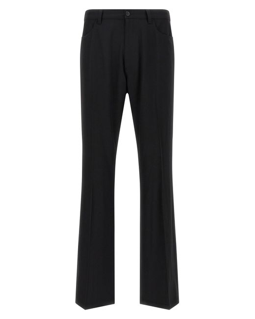 Balenciaga Black Wool Pants for men
