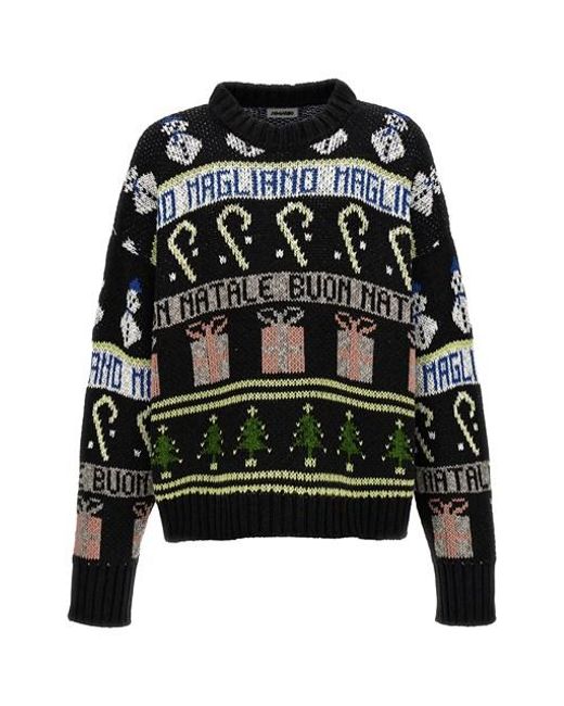 Magliano Black 'buone Feste' Sweater for men