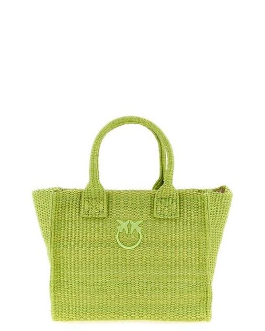 Shopping 'Beach' Mini di Pinko in Green