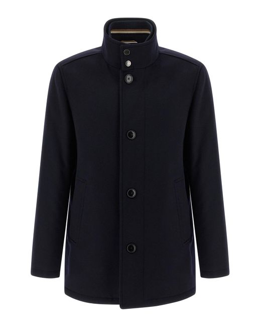 Boss Blue 'h-coxtan-234' Coat for men