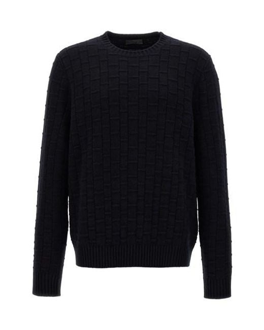 Maglieria da Uomo di Prada in Blu Lyst