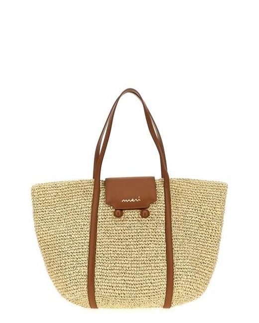 Shopping 'Trunkaroo' Media di Marni in Metallic