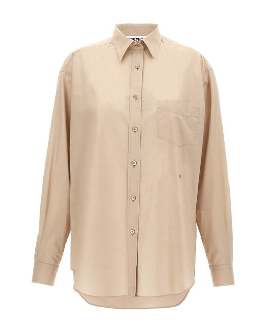 Moschino Natural Cotton Shirt