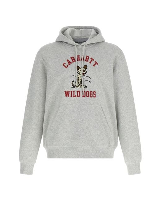 Carhartt Kapuzenpullover "Wild Dog" in Gray für Herren