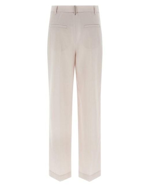 Pantalone Lana di Brunello Cucinelli in White
